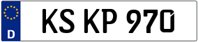 Truck License Plate